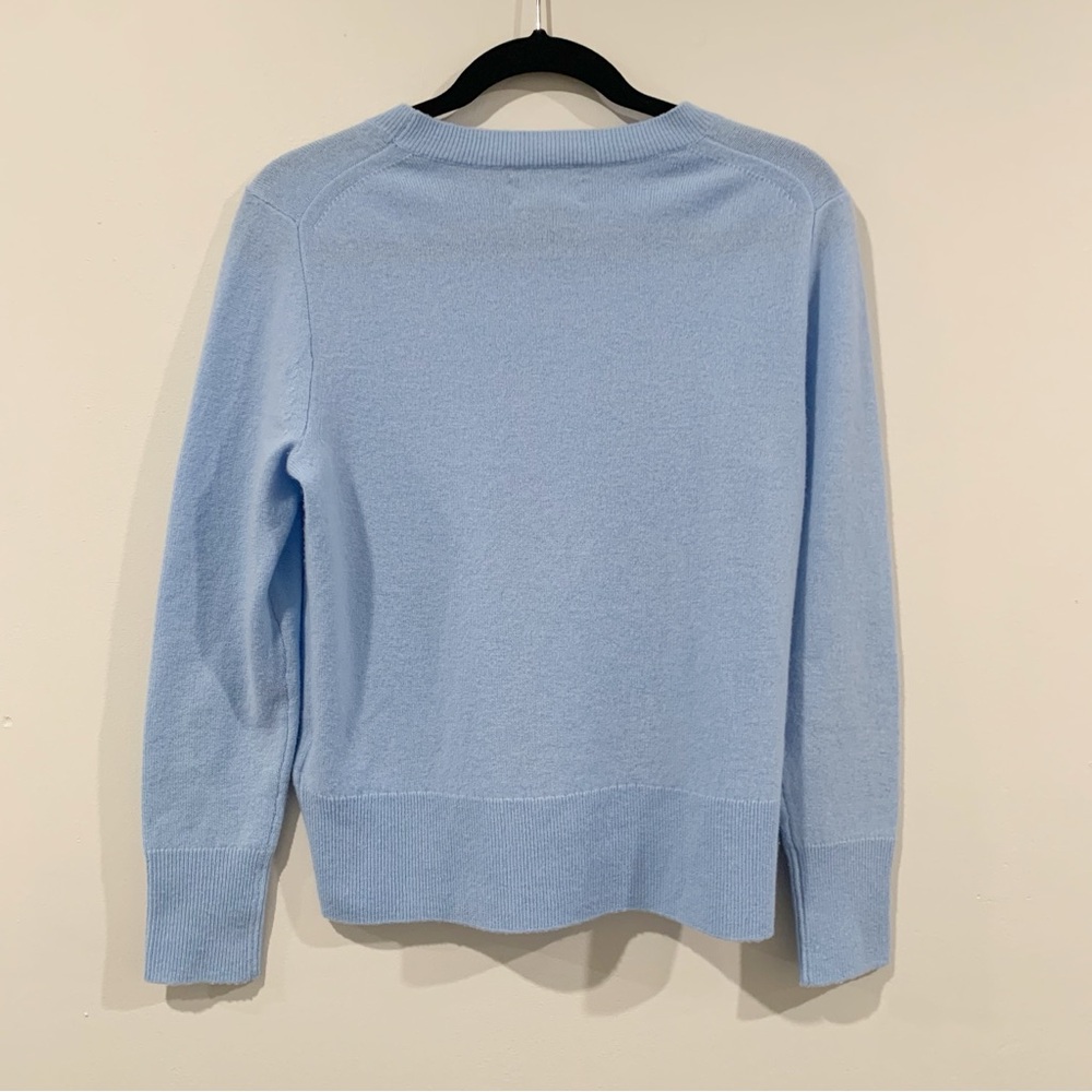 J. Crew Cashmere Classic Fit Sweater in Soft Blue - Picture 5 of 11